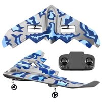 Máy Bay Chiến Đấu Điều Khiển Từ Xa Kích Thước Lớn Chất Liệu Xốp EPP Có Đèn LED Ánh Sáng, Đồ Chơi Máy Bay Sưu Tầm