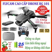 Máy bay drone RG101 MAX 2 camera HD - trang bị cảm biến va chạm OAS, Flycam mini quay phim chụp ảnh kết nối wifi