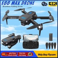 Máy Bay Flycam E88 Max,Drone camera trang bị camera kép 4k,Lai Cam Điều Khiển Từ Xa,Thích hợp cho người mới tập luyện