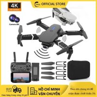 Máy bay flycam mini giá rẻ E88 Pro 4K - Drone Camera 4K wifi mắt quang cân bằng khi bay, máy ba