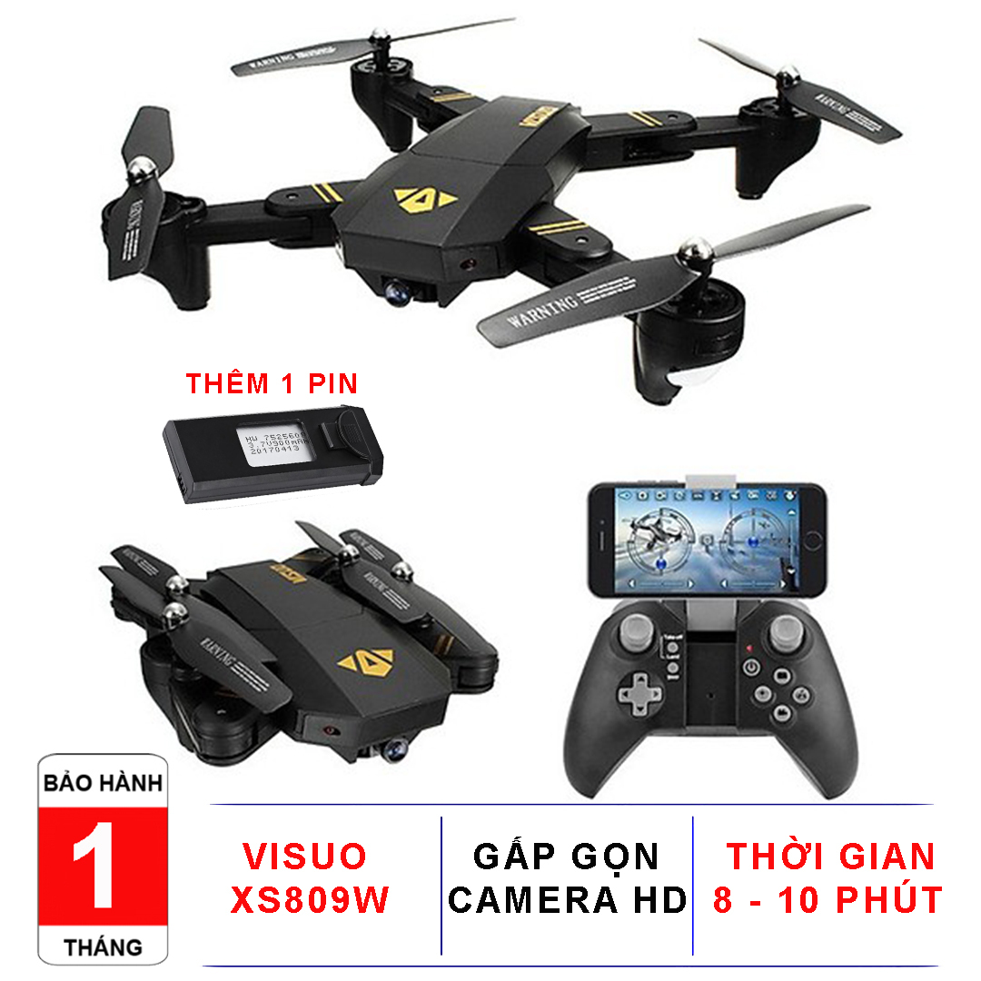 Máy bay - Flycam Visuo XS809HW