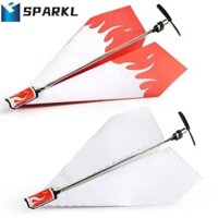 Máy bay giấy gấp SPARKL, Đồ chơi bay Máy bay điện Mô hình điện, Quà tặng sinh nhật Phát triển nhận thức DIY Máy bay ném tay Giấy Máy bay Đồ chơi thí nghiệm học sinh