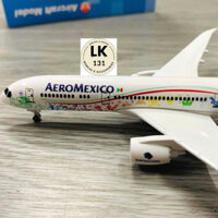 MÁY BAY MÔ HÌNH HỢP KIM CAO CẤP BOEING 787 AEROMEXICO TỈ LỆ 1:400 (20CM) CÓ BÁNH XE KÈM ĐẾ TRƯNG BÀY