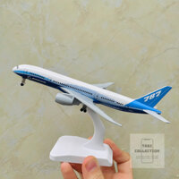 Máy bay mô hình kim loại Boeing 787 Deauft tỉ lệ 1:400 (20CM) cao cấp, có bánh xe (Fullbox)