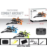 Máy bay phản lực V18 4 cánh điều khiển từ xa kèm phụ kiện cho bé