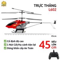 Máy bay Trực Thăng Điều khiển từ xa cỡ lớn L602, dài 45cm, nhiều chức năng thông minh, khung hợp kim - Sunny Kids
