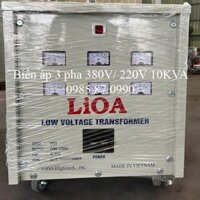 Máy Biến Áp 3 Pha 380V/ 220V 10KVA LiOA 3K101M2YH5YT