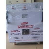 Máy biến áp 3 pha KOBISHIN 10KVA- vào 380v ra 200v 220v-Điện áp 3 pha 200V-220V sử dụng cho các loại máy nội địa nhập