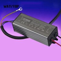 Máy biến áp đèn LED WAY2TOP, Bộ nguồn điều khiển LED AC 85-265V sang DC24-36V 50W, Đèn pha điều khiển dòng điện không đổi chống nước cách ly bằng nhôm 1500mA