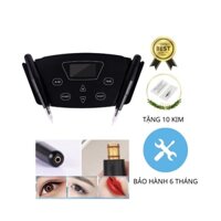 Máy Black Pearl 3 phun xăm kĩ thuật số 2 tay cầm ( xử dụng kim black pearl 3 và kim Charmant)