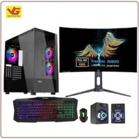 MÁY BỘ CHƠI GAME CORE I5 13400F RAM 32GB/SSD M2 512 GB/VGA 3060 12  GB/LCD 32in cong