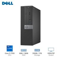 Máy bộ cũ Dell Optiplex 7050 Core i7-7700/16GB/512GB SSD/Xuất hình: HDMI, DisplayPort