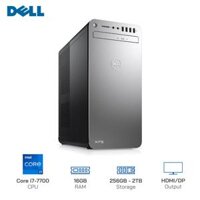 Máy bộ cũ Dell XPS 8920 Core i7-7700/ Ram 16GB/ SSD 256GB/ Xuất hình: VGA, DVI