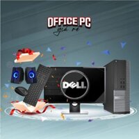 Máy bộ Dell CPU Core i5 7400/Ram 8GB/SSD 128GB/Màn hình máy tính 19 inh