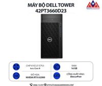 Máy bộ Dell Workstation Precision 3660 Tower 42PT3660D23 (i9 13900 vPro/ Ram 16GB/ SSD 256GB/ HDD 1TB/ Ubuntu 22.04/ VGA RTX A2000/ 1Y)