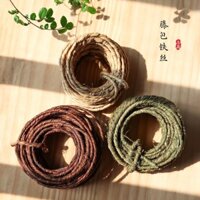 Mây Bọc Dây Sắt Quốc Gia Sai Hoa Kỹ Năng Dụng Cụ Mây Bọc Dây Sắt Phong Cách Trung Hoa Nhật Bản Sắp Xếp Hoa Cố Định Tiện Dụng Cụ Chất Liệu diy Ba