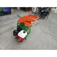 Máy bóc vỏ ngô kết hợp tách hạt bắp cùng lúc chạy xăng yamaha 6,5hp