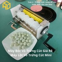 Máy bóc vỏ trứng cút, máy lột vỏ trứng cút loại cải tiến có trục tự đè trứng