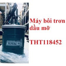 Máy bôi trơn dầu mỡ Total THT118452 - 45L