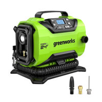 Máy bơm bánh xe mini cầm tay dùng Pin Greenworks 24V (Chỉ thân máy) – PAG301