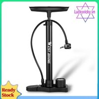 Máy bơm bóng xe đạp WEST BIKING Máy bơm sàn xe đạp áp lực cao có đồng hồ đo
