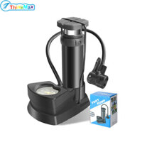 Máy bơm chân áp suất cao Máy bơm sàn xe đạp với van Schrader / Presta / Woods Vòi phun ba công dụng Con trỏ đo áp suất Máy bơm hơi cho xe đạp Bóng Đồ chơi bơm hơi