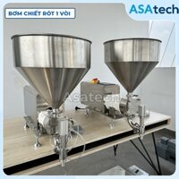 Máy bơm chiết rót thực phẩm, hóa mỹ phẩm Carten Pump HFM-10 (Inox 316), máy chiết rót bán tự động 1 vòi dung dịch sệt