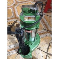 Máy bơm chìm 2hp 1.5kw vỏ inox hút được bùn, điện 220v ống ra phi 80
