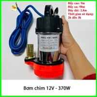 Máy bơm chìm, bơm tõm DC 12V 300W, 370W. Bơm nước 12V