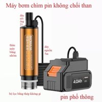 Máy bơm chìm dùng pin - máy bơm tóm mini cầm tay - máy bơm chìm không chổi than - máy bơm nước dùng pin phổ thông