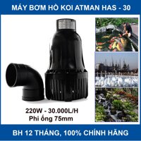 Máy bơm chìm hồ cá ATMAN HAS-30 (220W 30.000L/H) siêu bền. Bảo hành bởi LYLYSHOP (Màu đen)