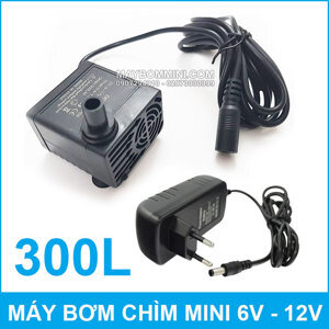 Máy bơm chìm hồ cá hòn non bộ Smart Pumps DC-808 12V 5W 500L