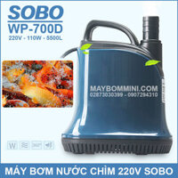 Máy bơm chìm hồ cá hòn non bộ 220V 110W 5500L SOBO WP-700D