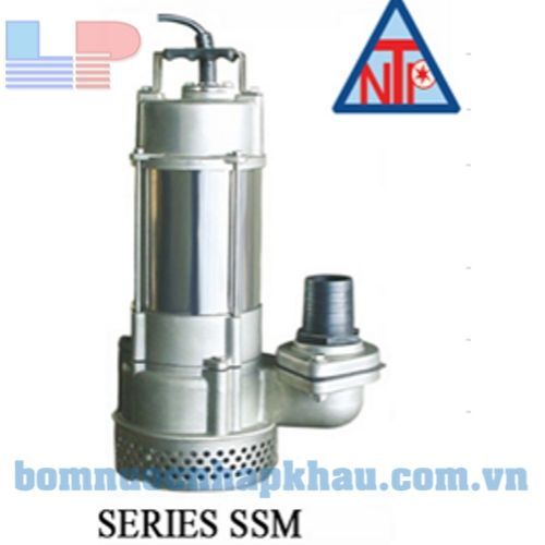 Máy bơm chìm hút nước thải inox NTP SSM280-12.2 265 3 HP