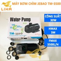 Máy Bơm Chìm Jebao TM3500 (30W-3500L/H-3M) - Tiết Kiệm 65% Điện Cho Hồ Cá Cảnh