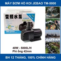 Máy bơm chìm - Máy bơm nước ngọt / mặn cho hồ cá cảnh Jebao - TM5000 ( 40W 5000L/H) công suất mạnh siêu bền - Bảo hành bởi Fish Mart ( Đen)