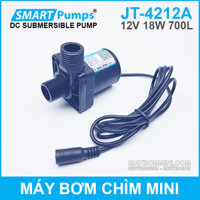 Máy bơm chìm mini 12V 18W 700L JT-4212A Smartpumps không chổi than