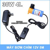 Máy bơm chìm mini 12V 5M