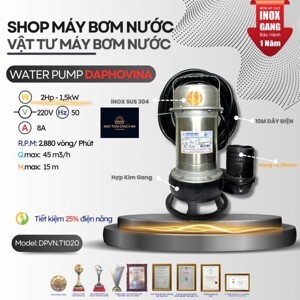 Máy bơm chìm nước thải Daphovina 2 hp