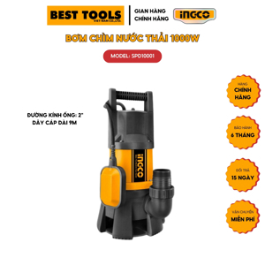 Máy bơm chìm nước thải Ingco SPD10001