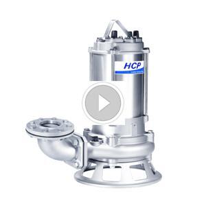 Máy bơm chìm nước thải inox đúc 316 HCP 80SFP23.7 5HP