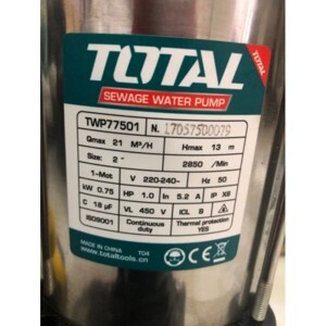 Máy bơm chìm nước thải Total TWP77501