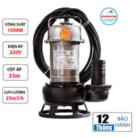 Máy bơm chìm nước thải Daphovina 1 Pha (2HP-1.5Kw)