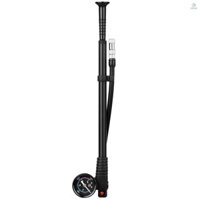 Máy bơm chống sốc Máy bơm không khí áp suất cao 300 PSI Presta Schrader Van bơm xe đạp đường trường leo núi có đồng hồ đo cho phuộc trước và hệ thống treo xe đạp phía sau