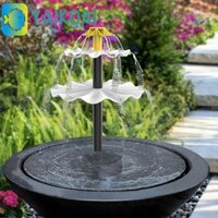 Máy bơm đài phun nước năng lượng mặt trời GLENES, Đài phun nước bảng điều khiển năng lượng mặt trời DIY, Bể cá có máy bơm nước có đầu phun phun nước tưới vườn