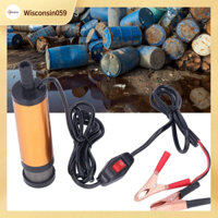 Máy bơm dầu Điện di động nhỏ với bộ lọc cho nhiên liệu nước chuyển động cơ diesel DC 12V 38mm 【Wisconsin059】