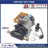 Máy bơm dầu diesel 220V 750W | Motor dây đồng | Máy Bơm xăng dầu 220V | Máy bơm nhiêu liệu