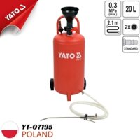 Máy bơm dầu hộp số khí nén 20L Yato YT-07195 - Ba Lan