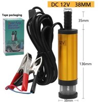 Máy Bơm Dầu Nhớt Nhiên Liệu Bằng Hợp Kim Nhôm, Máy Bơm Chìm Mini 12V-24V, Bộ Máy Bơm Nước ,Hút Dầu,Xăng Mini
