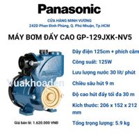 Máy bơm đẩy cao Panasonic 125W GP-129JXK-NV5